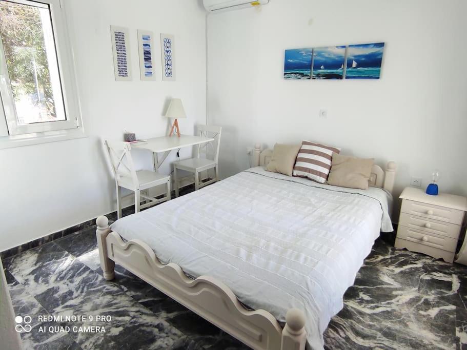 White Villa In Olive Trees And Seaview To Panagia Almiropotamos Luaran gambar