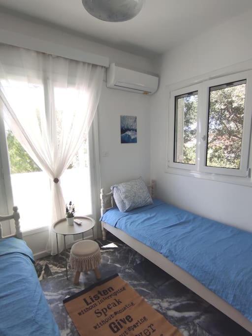 White Villa In Olive Trees And Seaview To Panagia Almiropotamos Luaran gambar