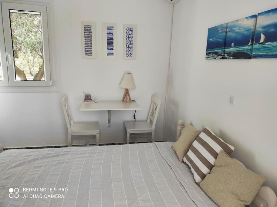 White Villa In Olive Trees And Seaview To Panagia Almiropotamos Luaran gambar