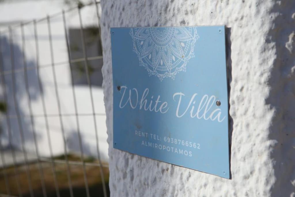White Villa In Olive Trees And Seaview To Panagia Almiropotamos Luaran gambar