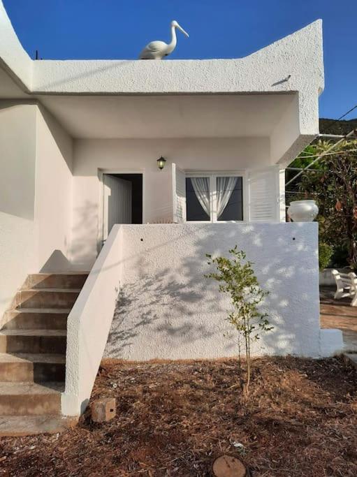 White Villa In Olive Trees And Seaview To Panagia Almiropotamos Luaran gambar