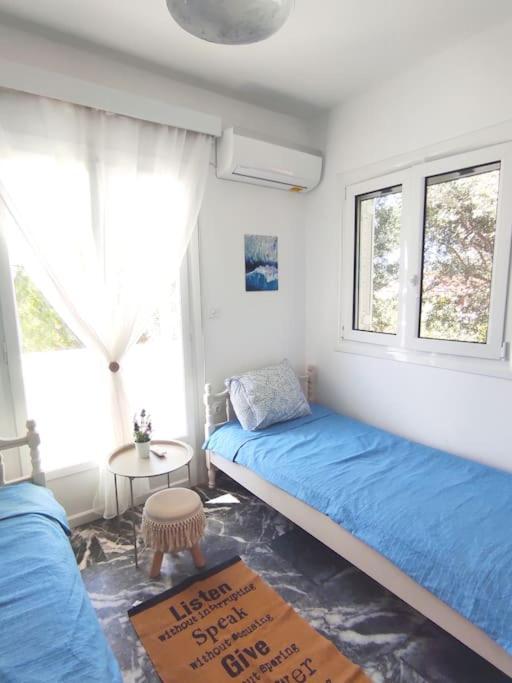 White Villa In Olive Trees And Seaview To Panagia Almiropotamos Luaran gambar