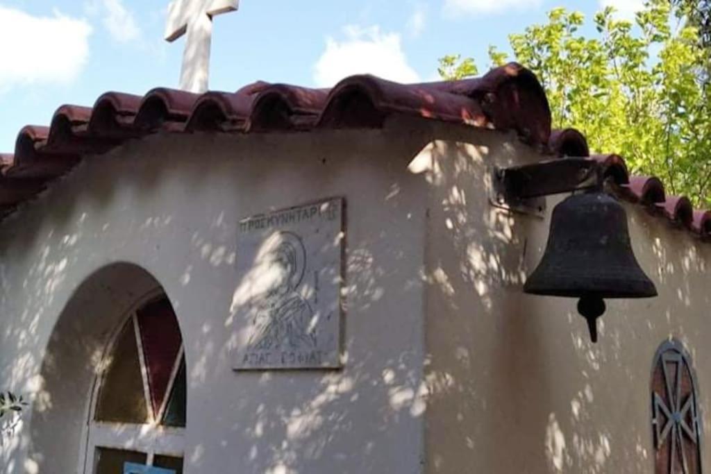 White Villa In Olive Trees And Seaview To Panagia Almiropotamos Luaran gambar